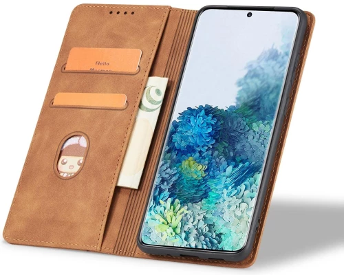 Θήκη Xiaomi Poco F7 Bodycell Book Case Πορτοφόλι - Brown (5206015082245)