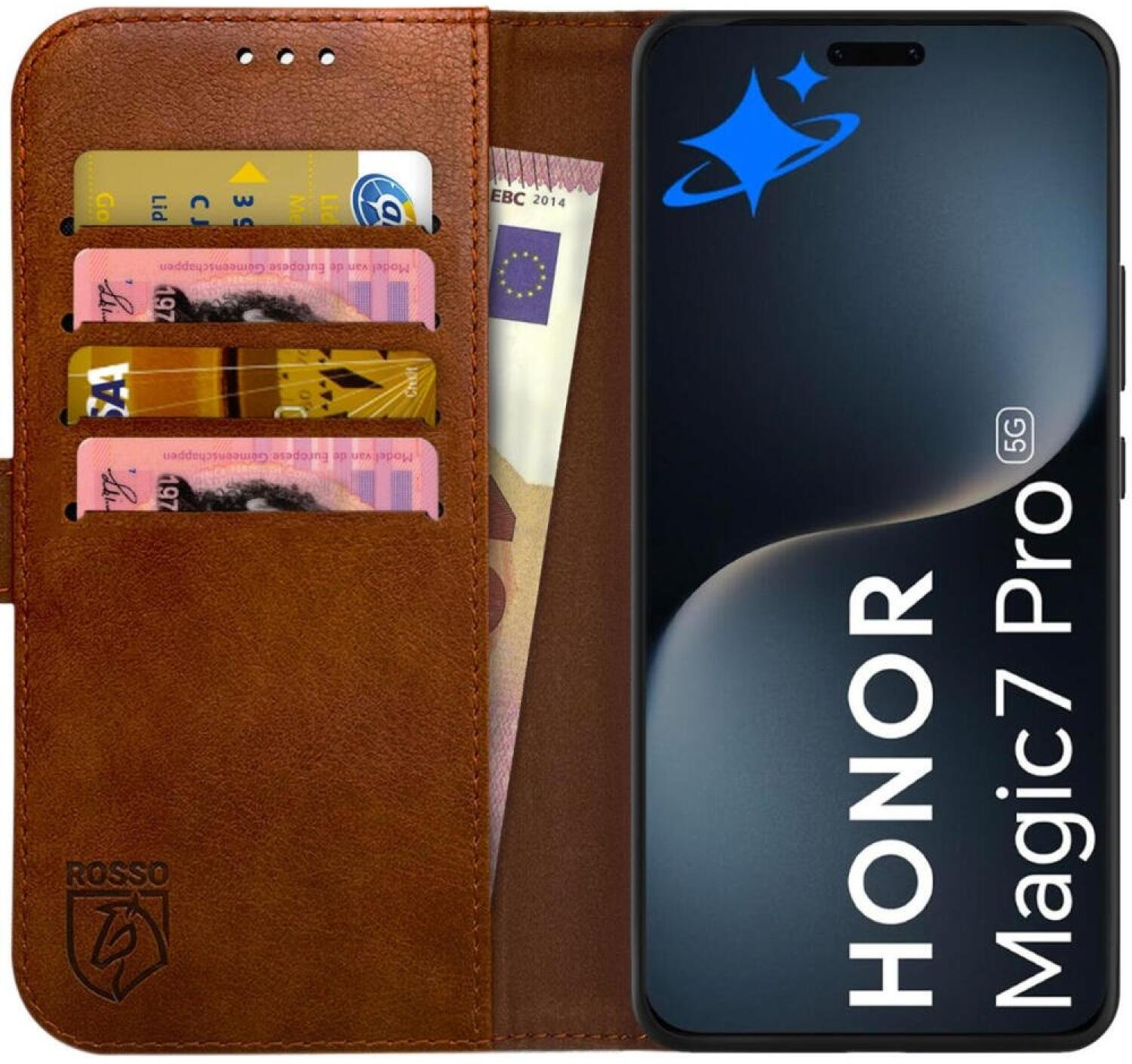 Θήκη Honor Magic7 Pro Rosso Element PU Πορτοφόλι - Brown (8719246476150)