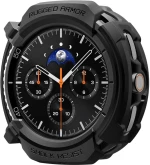Θήκη Samsung Galaxy Watch 8 Classic 46mm Spigen Rugged Armor Ανθεκτική Σιλικόνης - Matte Black (ACS10012)