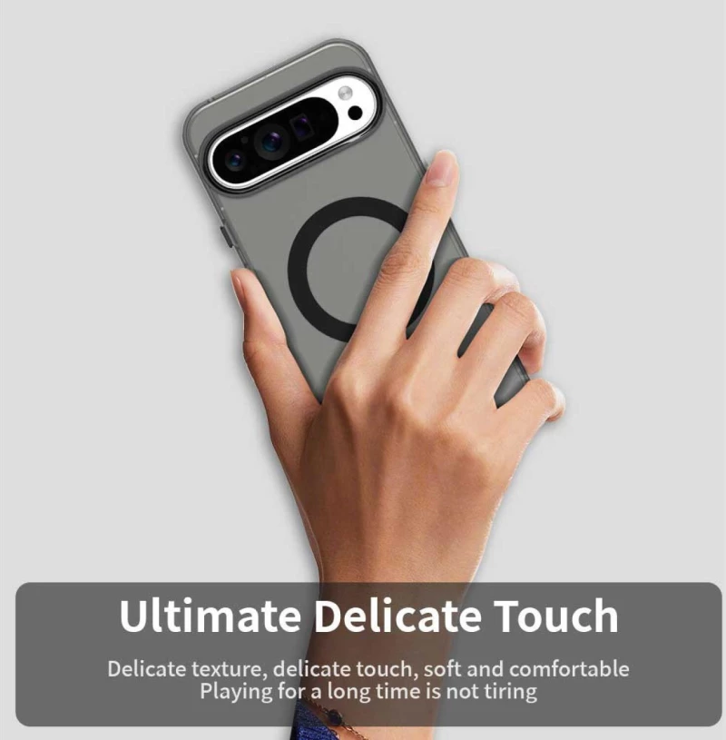 Θήκη Google Pixel 10 Pro XL Techsuit CandyCase Σκληρή Ημιδιάφανη με MagSafe - Black (5949419321625)