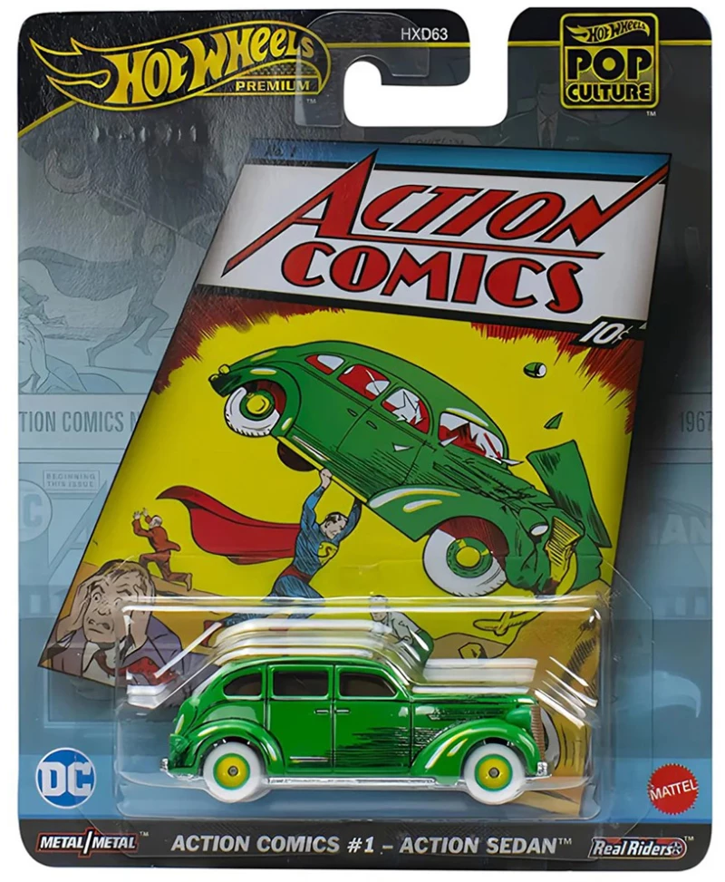 HOT WHEELS ΑΥΤΟΚΙΝΗΤΑΚΙΑ PREMIUM - POP CULTURE - ACTION SEDAN (#HVJ50)