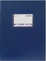 ΤΕΤΡΑΔΙΟ ΚΑΡΦΙΤΣΑ NUMBER ONE 17X24 30 ΦΥΛΛΑ ΡΙΓΕ ΜΠΛΕ (#13423)