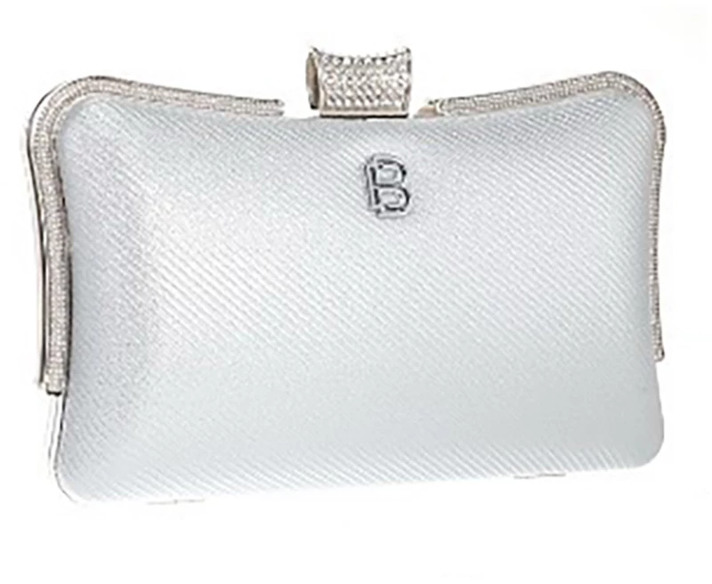 Τσάντα φάκελος clutch CK-6055 - Ασημί Bag to Bag