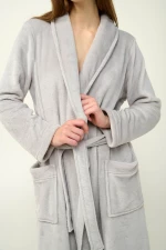 Γυναικεία Σταυρωτή Ρόμπα Fleece - 23280