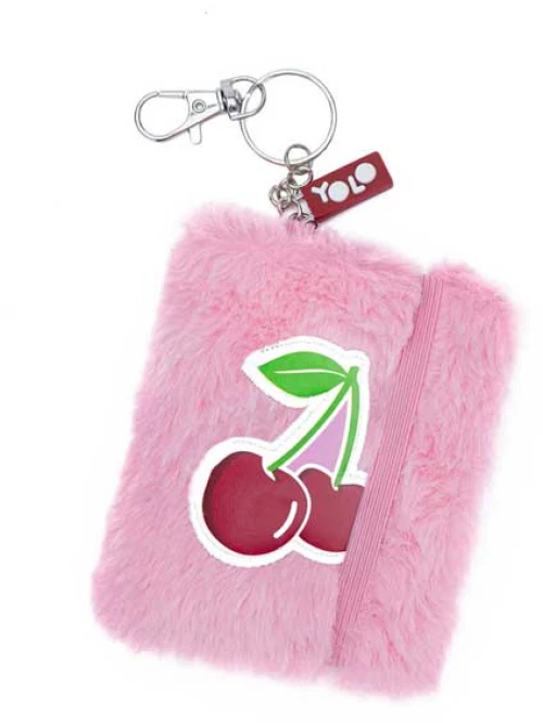 YOLO Αρωματικό Σημειωματάριο με Μπρελόκ Cherry