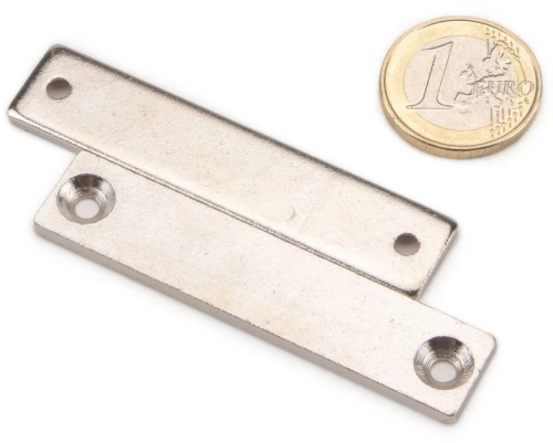 Μεταλλικό Αντικρίσμα 65x14x3mm Οπή Φρέζα