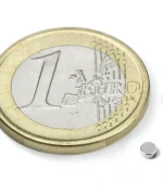 Μαγνήτης Δίσκος Φ2.5x1mm Νεοδυμίου Δύναμη Έλξης 160gr