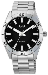 Ρολόι Ανδρικό Stainless Steel Ασημί Q&Q Q86B-002PY