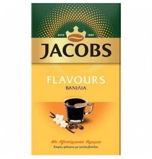 Jacobs Φίλτρου Vanilla Αλεσμένος 250gr