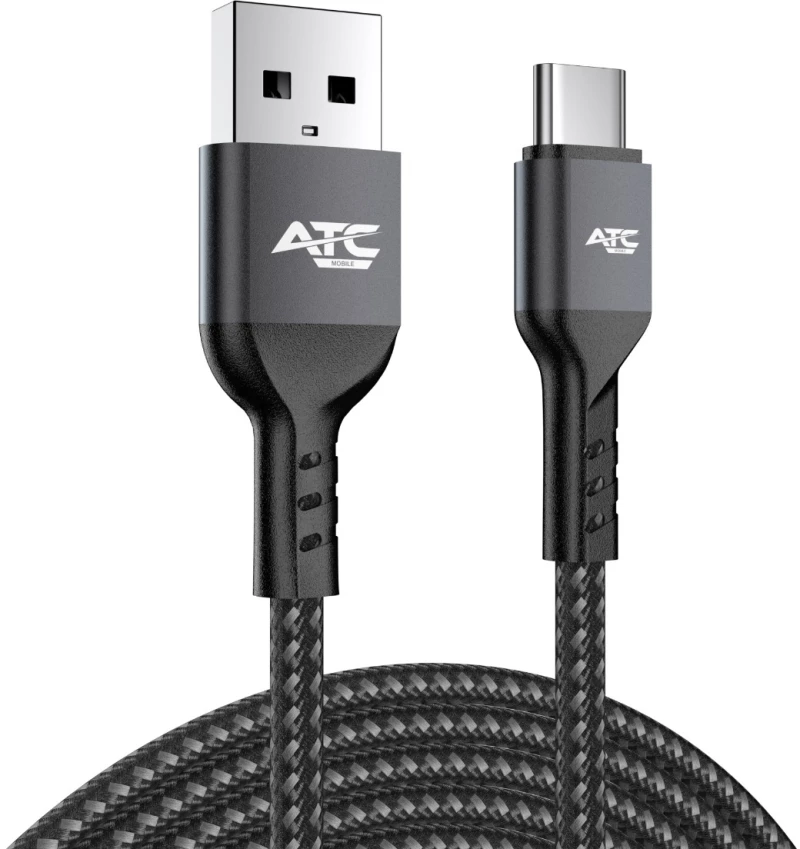 ATC-C4 Καλώδιο Φόρτισης & Sync USB A/C 3A max 1m