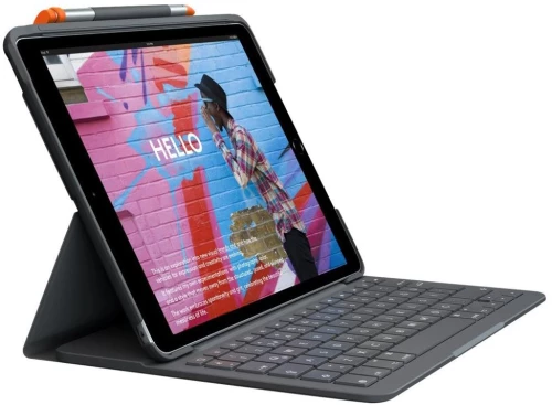 Logitech - Slim Folio 10th gen - Nordic / Electronics