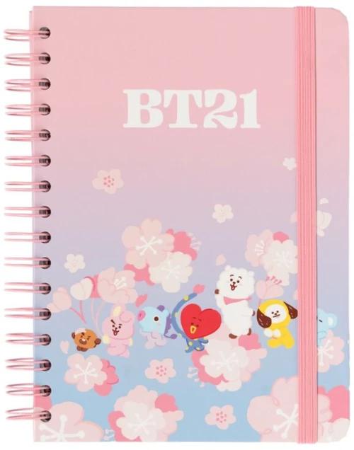 BT21 Sakura A5 notebook