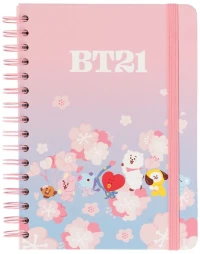 BT21 Sakura A5 notebook
