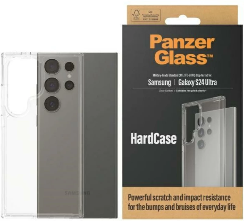 PanzerGlass HardCase Military grade for Samsung Galaxy S24 Ultra - transparent