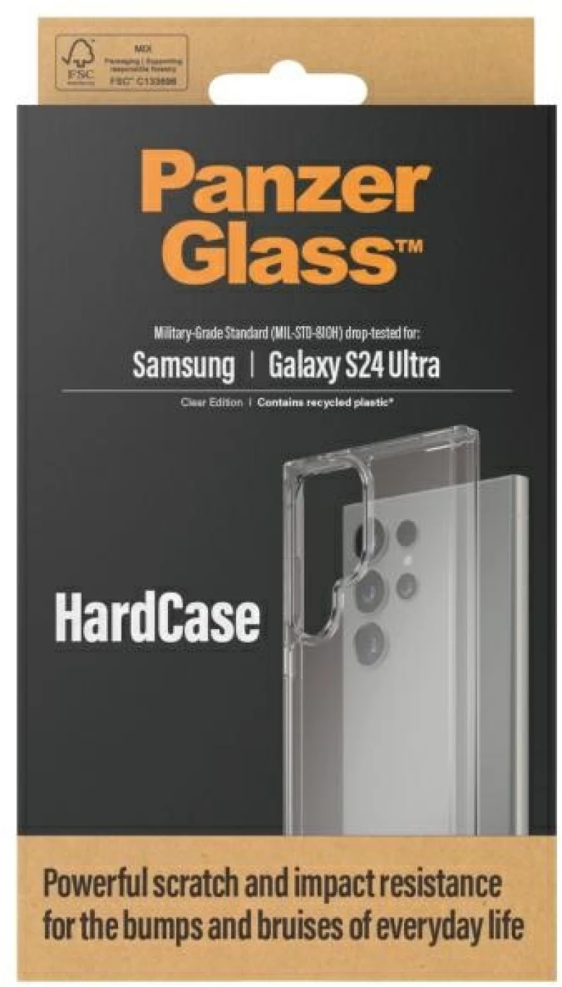 PanzerGlass HardCase Military grade for Samsung Galaxy S24 Ultra - transparent
