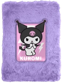 Hello Kitty Kuromi plush notebook