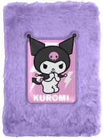 Hello Kitty Kuromi plush notebook