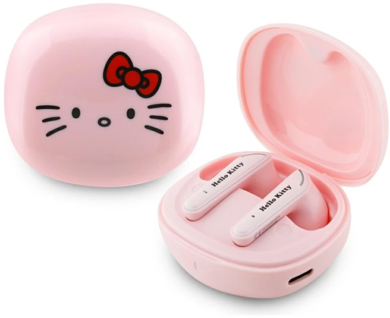 Hello Kitty TWS Earphones O Glossy Finish - Pink