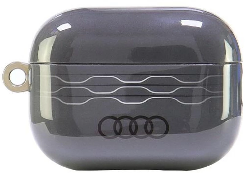 Audi IML Geometric Pattern AirPods Pro 2 Case - Gray