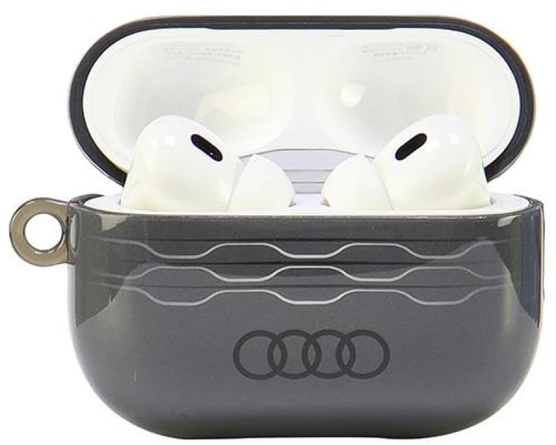 Audi IML Geometric Pattern AirPods Pro 2 Case - Gray