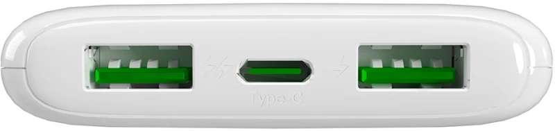 Powerbank Puro DAILY 10 PLUS 10000mAh 2x USBA / 1x USB-C 22.5W - white