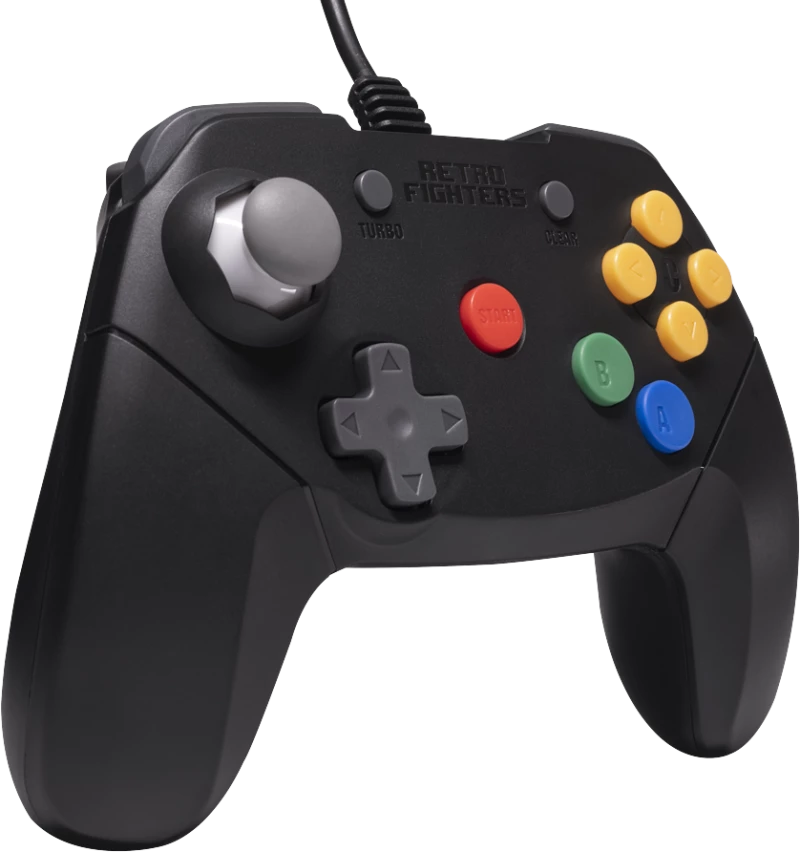 Retro-Fighters - Brawler64 Wired Controller - Black / Video Games and Consoles