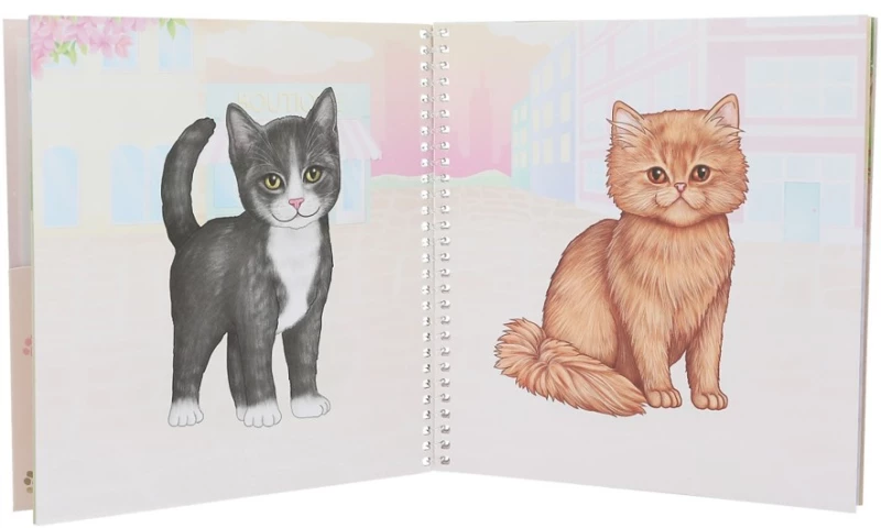 TOPModel - Dress Me Up Stickerbook KITTY (0412965) / Toys