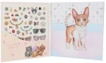 TOPModel - Dress Me Up Stickerbook KITTY (0412965) / Toys