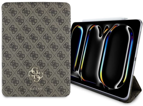 Guess GUFC11PM24PS4SGW iPad Pro 11" 2024 brown Magnetic 4G Big Logo