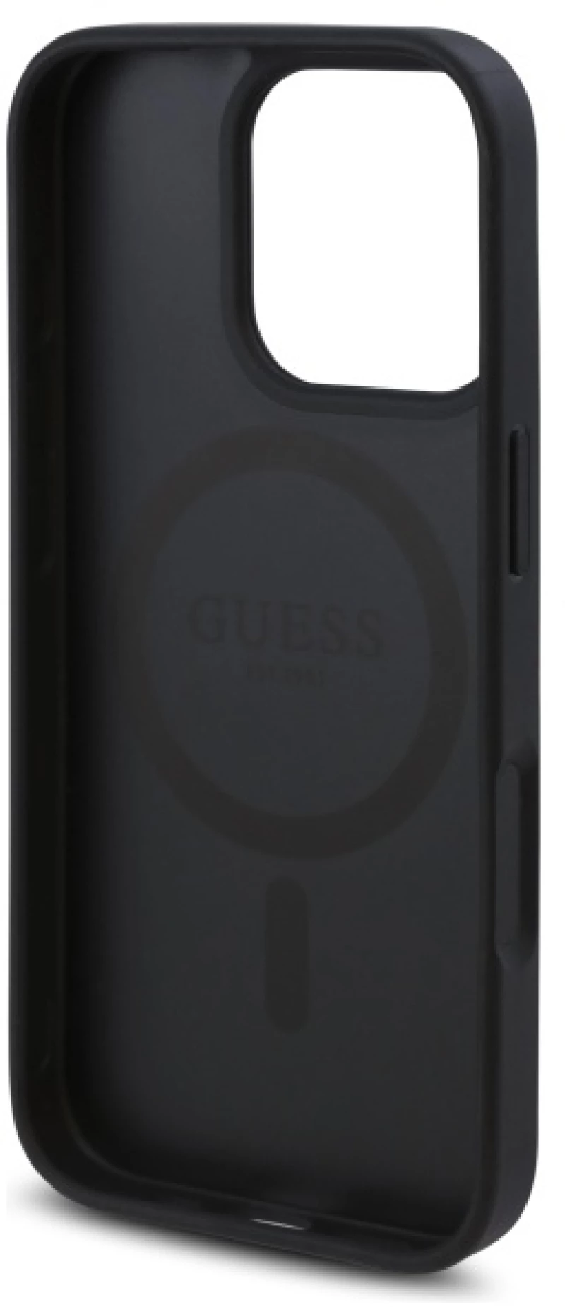 Guess GUHMP16LP4ROPEMCK iPhone 16 Pro 6.3" black/black hardcase 4G Flowers Print MagSafe