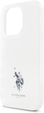 US Polo USHCP15XUSMT iPhone 15 Pro Max 6.7" Clear/Transparent IML Printed Double Horse Logo
