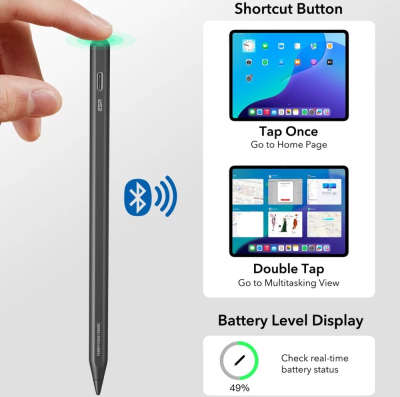 ESR Geo Digital Stylus - Black