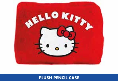 HELLO KITTY - Plush Pencil Case