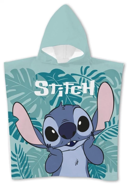 DISNEY - Stitch "Leaves" - Poncho 55x110cm