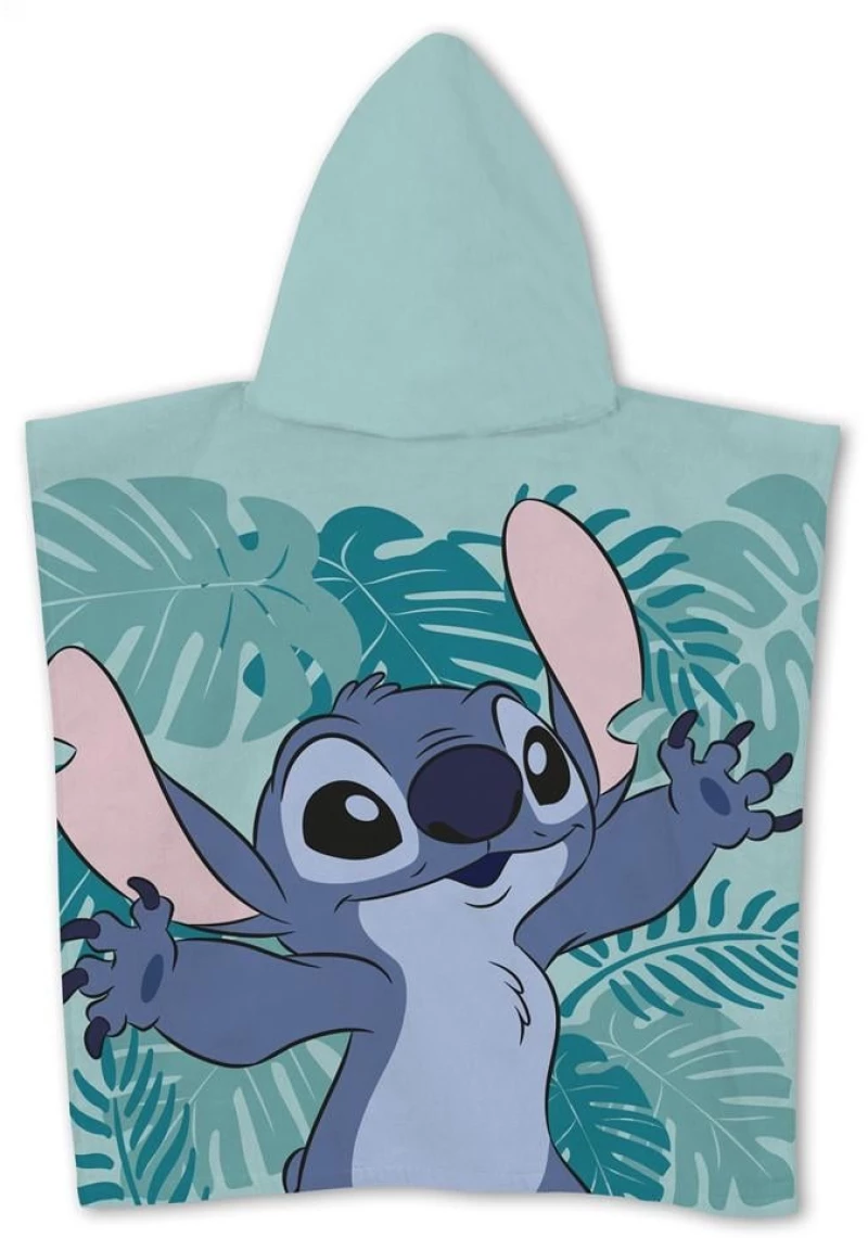 DISNEY - Stitch "Leaves" - Poncho 55x110cm