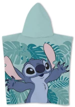 DISNEY - Stitch "Leaves" - Poncho 55x110cm
