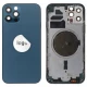 For iPhone/iPad (AP12P24BLP) Rear Cover (Pulled, with buttons and without smallparts) - Blue, for iPhone 12 Pro