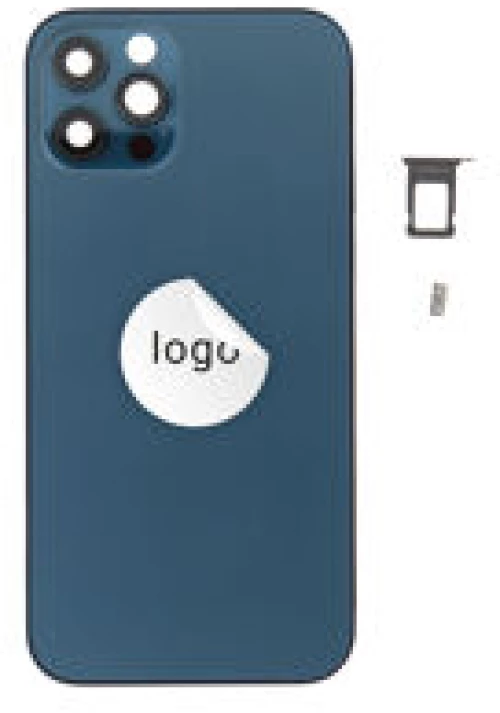 For iPhone/iPad (AP12P24BLP) Rear Cover (Pulled, with buttons and without smallparts) - Blue, for iPhone 12 Pro
