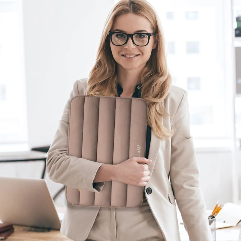 Tech-Protett Fluffy Laptop Bag 15-16 - Brown