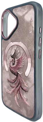 Nimmy Magnetic Fantasy Animal MagSafe iPhone 16 Case - Rose Gold