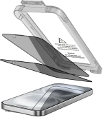 Tech-Protect Quick Set Spy+ Privacy Glass 2-pack for iPhone 15 / 16
