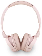 Guess Metal Logo Script Over-Ear Headphones - Pink