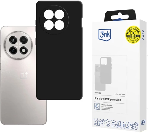 3mk Matt Case for OnePlus 13R/ACE 5 - Matte Black