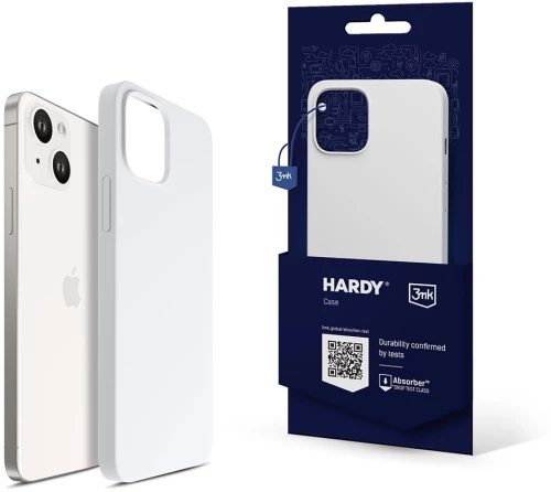 3mk Hardy Silicone MagCase for iPhone 14 Plus - White