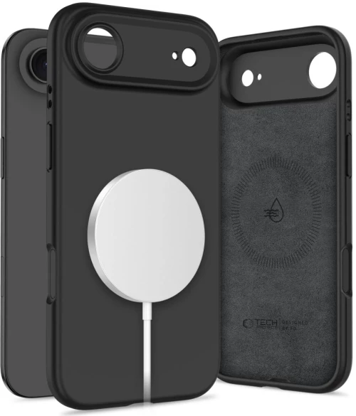 Tech-Protect Silicone MagSafe Case for iPhone 17 Air - Black