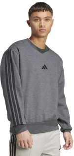 Ανδρικό Φούτερ Adidas Essentials 3 Stripes Sweatshirt Ανθρακί  Ανθρακί