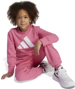 Παιδικό Σετ Φόρμας Adidas Essentials Joggers Baby Ροζ / Λευκό  Ροζ Λευκό