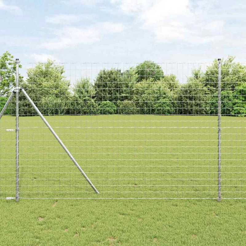 Ευρωπαϊκό Φράχτη 1.5x10 μ Γαλβανισμένος Χάλυβας Ασήμι 42004744