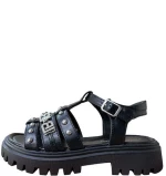 LAURA BIAGIOTTI GIRLS SANDAL L-9620 BLACK/BLACK