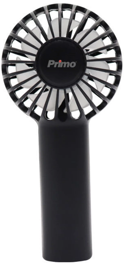 Primo PRMF-80690 Ανεμιστήρας Mini Χειρός 2.5'' 6cm Μαύρος με USB Επαναφορτιζόμενος
